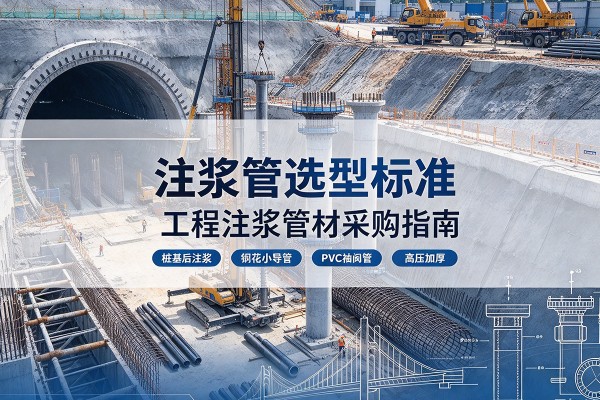 苏尼特右旗注浆管选型标准